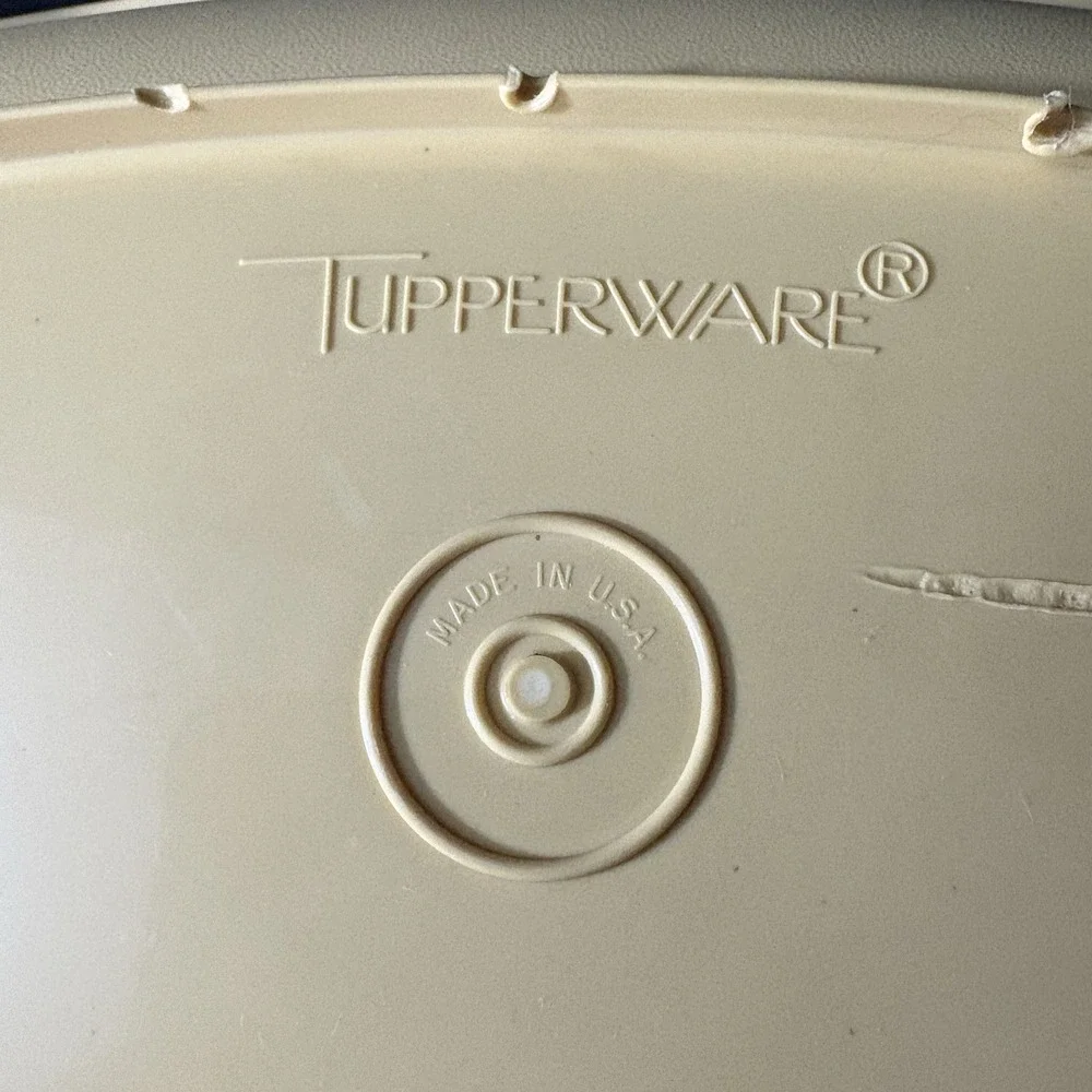 Vntg Tupperware Harvest Gold 3/4 Piece 1275-3, 1273-2, 1274-6 Microwave Steamer